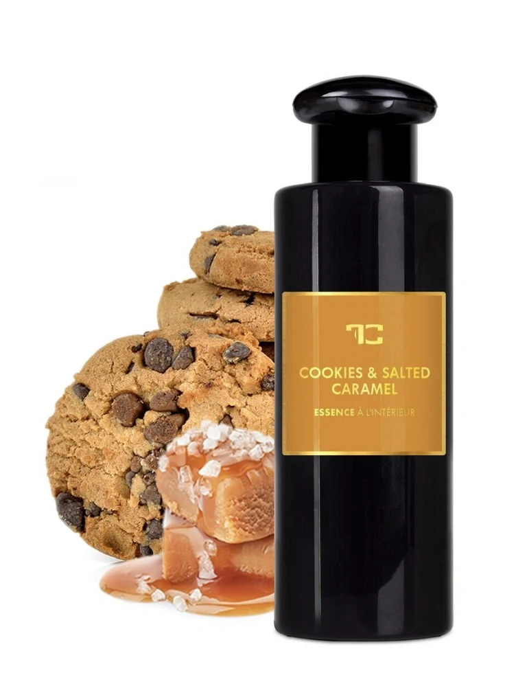 Parfémová esencia COOKIES & SALTED CARAMEL do aromalámp a difuzérov ESSENCE A L'INTÉRIEUR, 100 ml