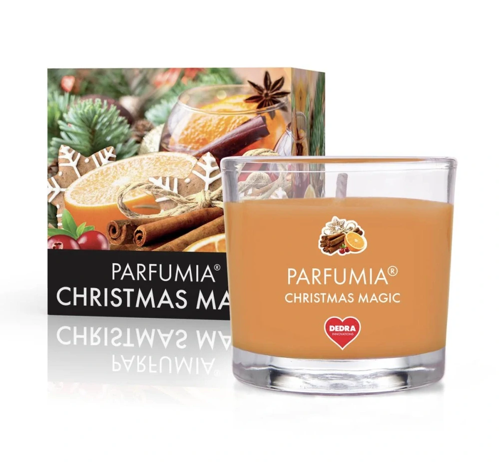 55 ml vonná sójová eko-sviečka, CHRISTMAS MAGIC, PARFUMIA®